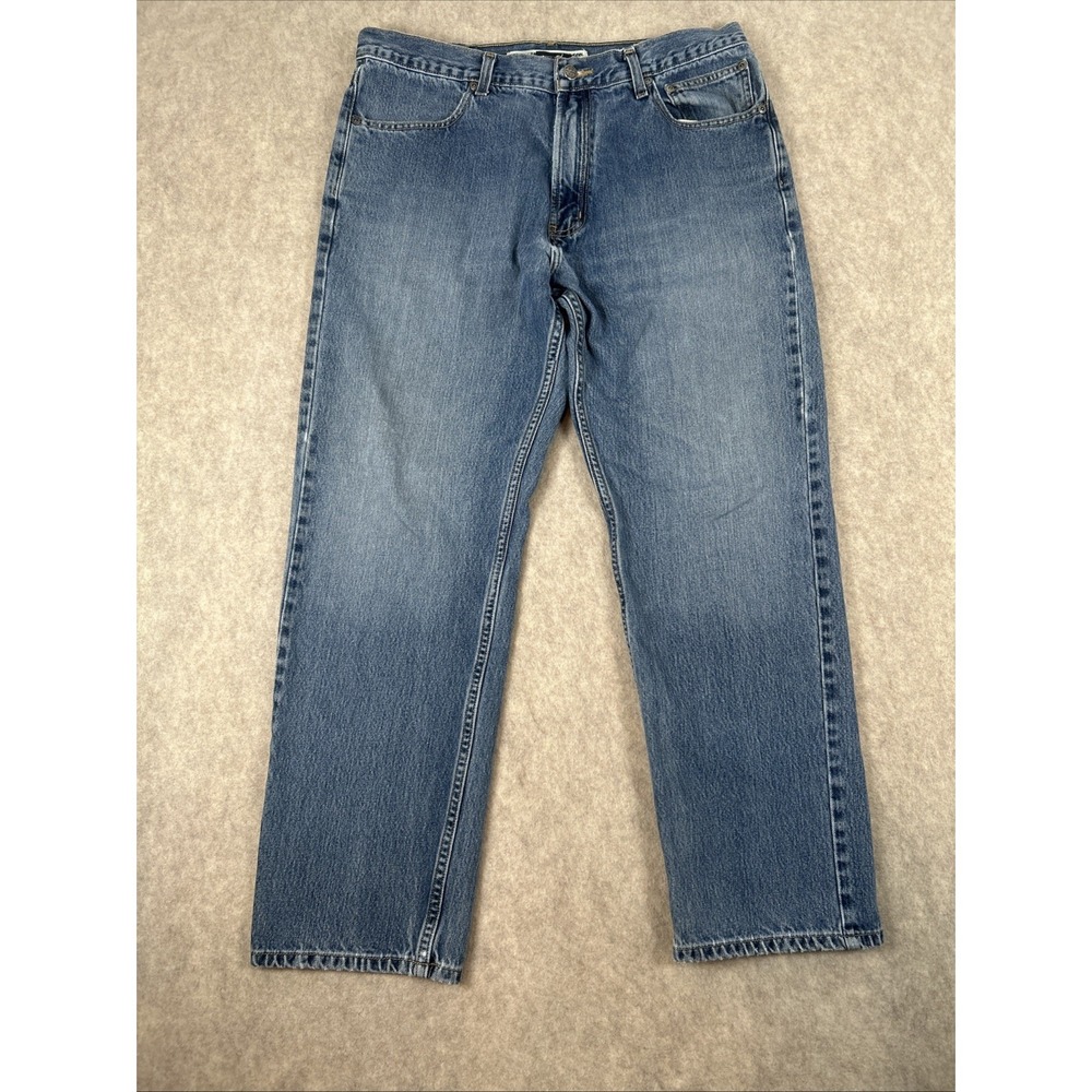 Vintage Harley-Davidson‎ Riding Jeans Blue Denim Mens Straight Size 36x30